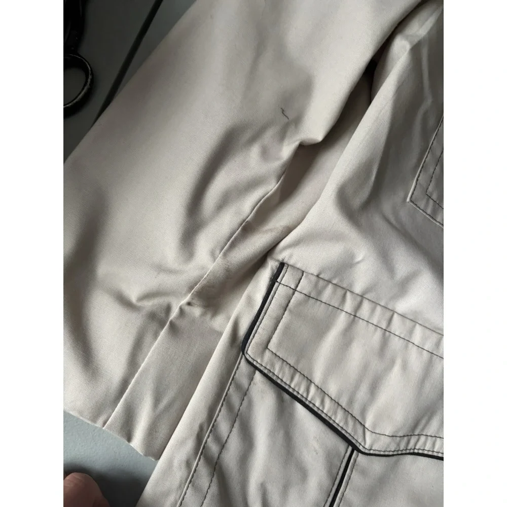 Vtg 60s 70s Towncraft Tan Jcpenney Blazer Suit Jacket coat Mens 42 Cool‎ Inside
